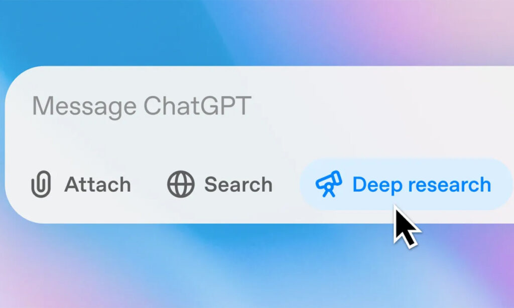 Tính năng Deep Research của ChatGPT