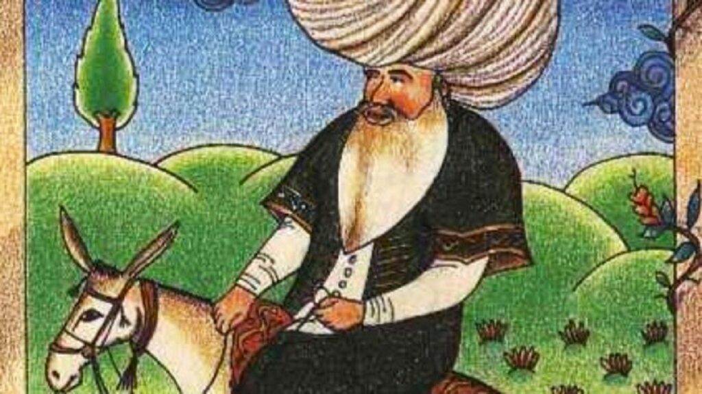 Nasreddin hodja 17th century miniature public domain