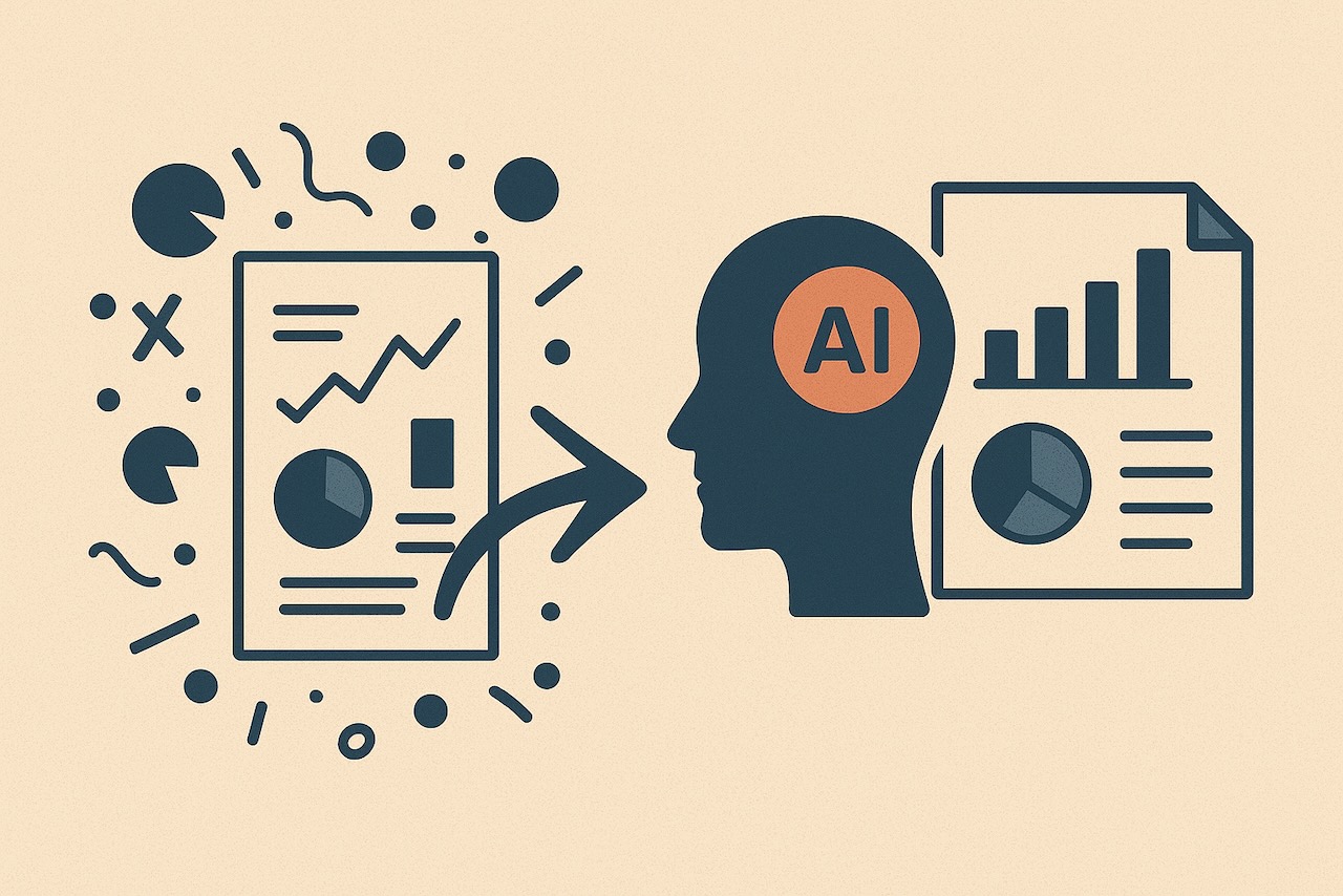 Trí tuệ Nhân tạo xử lý lượng dữ liệu khổng lồ, chuyển đổi sự hỗn loạn của thông tin thành các insights rõ ràng và hữu ích cho thị trường tài chính.