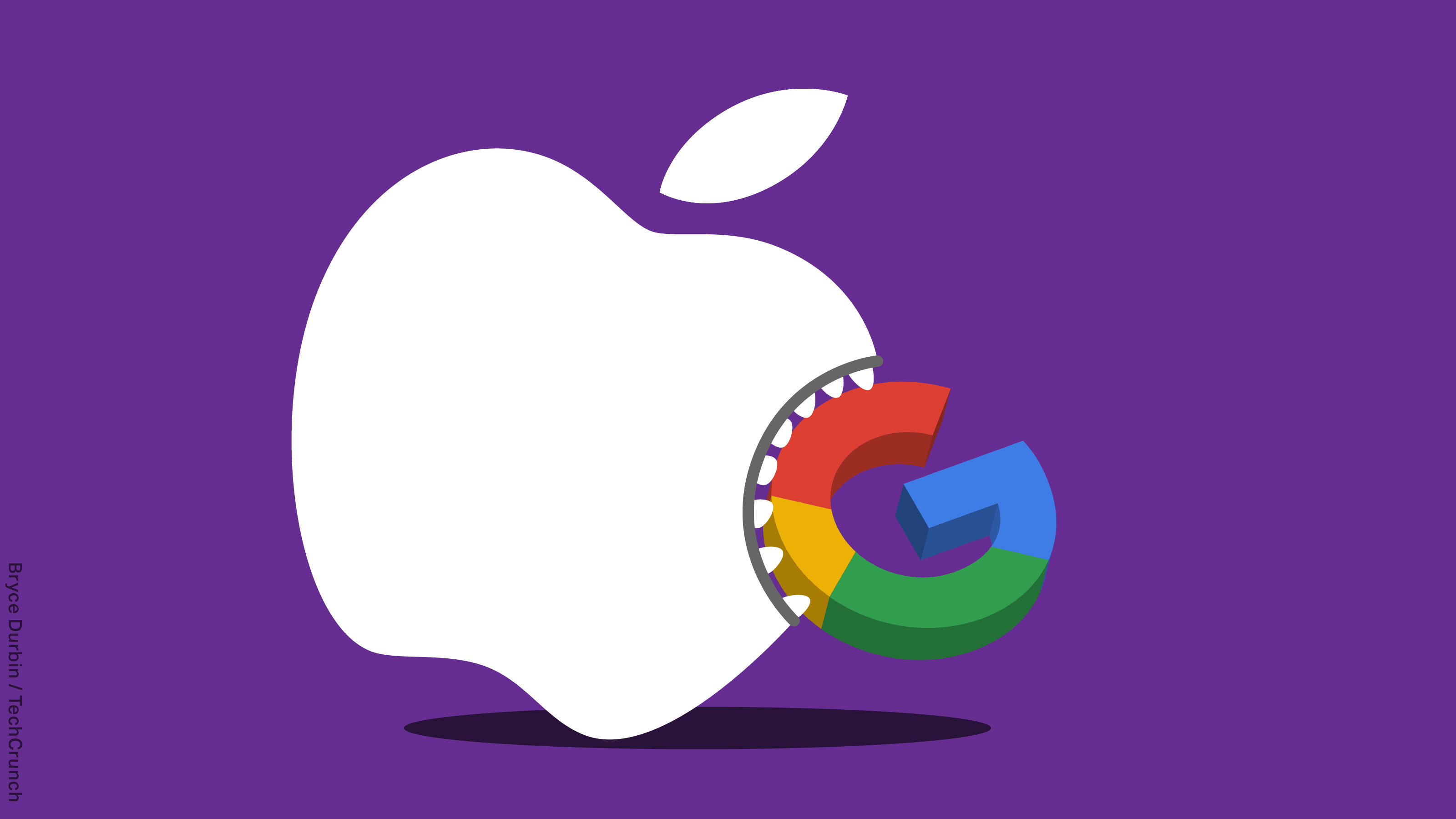 Logo của Apple và Google tượng trưng cho sự hợp tác trong lĩnh vực AI