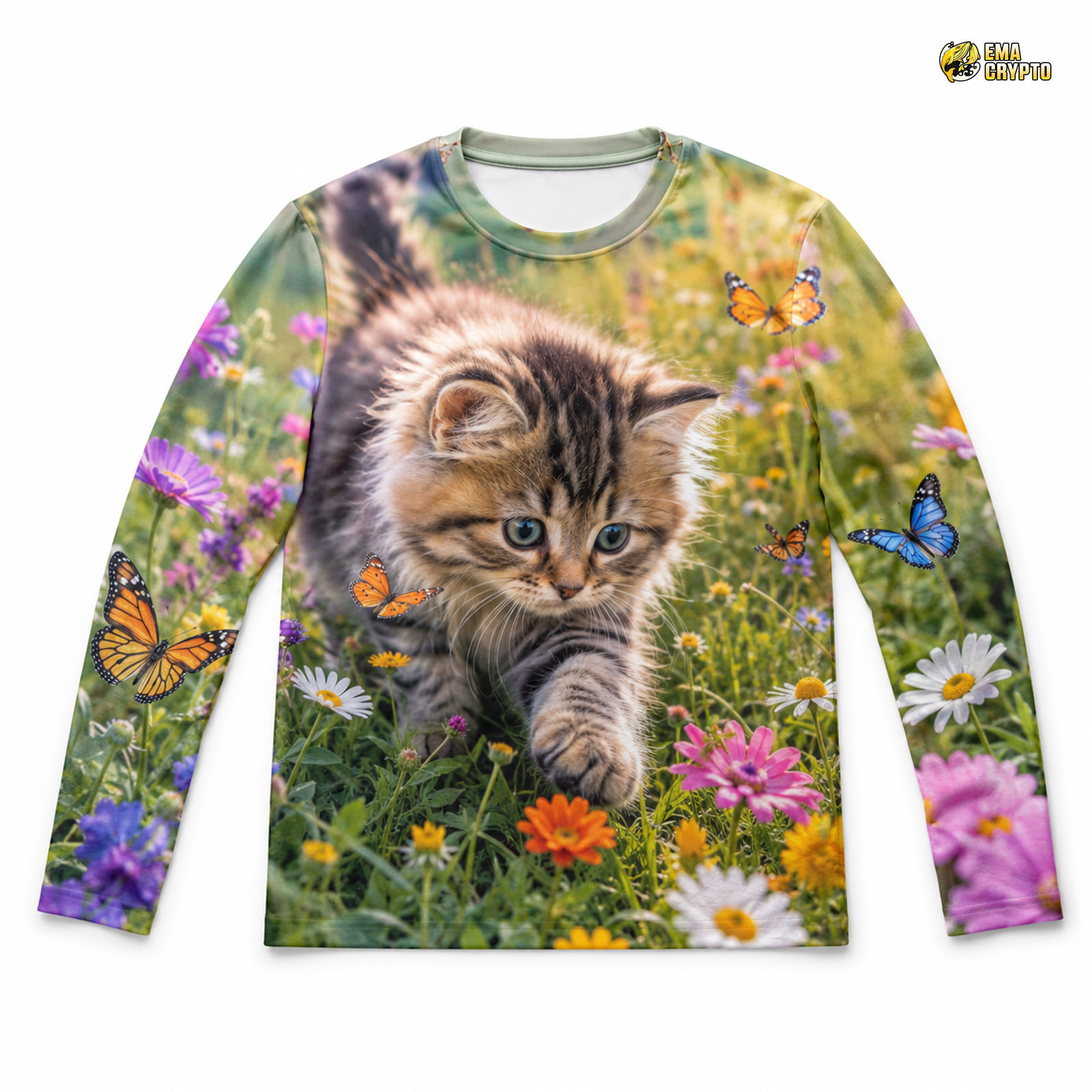 Curious Kitten Wildflower Long Sleeve