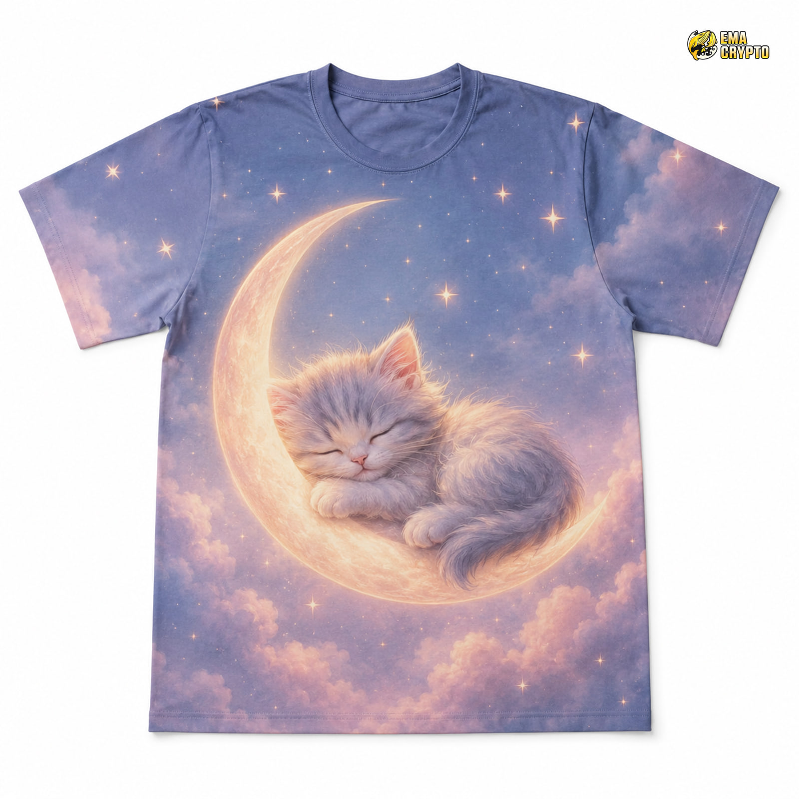 Sleepy Kitten Moonlight Dream T-Shirt