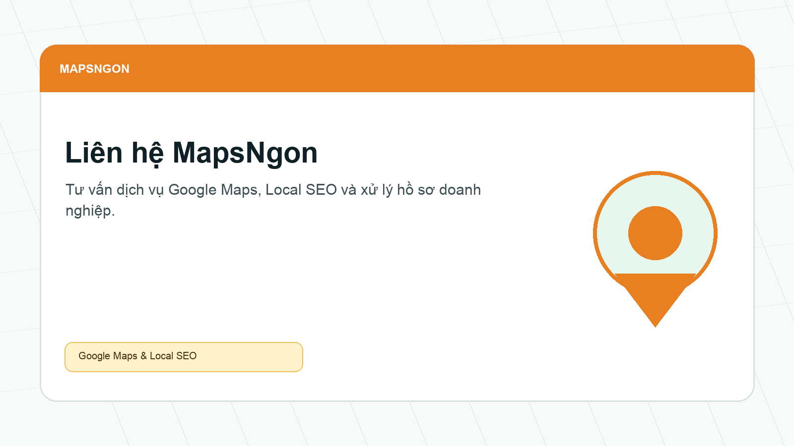Liên hệ MapsNgon để tư vấn dịch vụ Google Maps